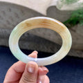 糯种红翡圆条手镯 55.2圈口（yc707459）
