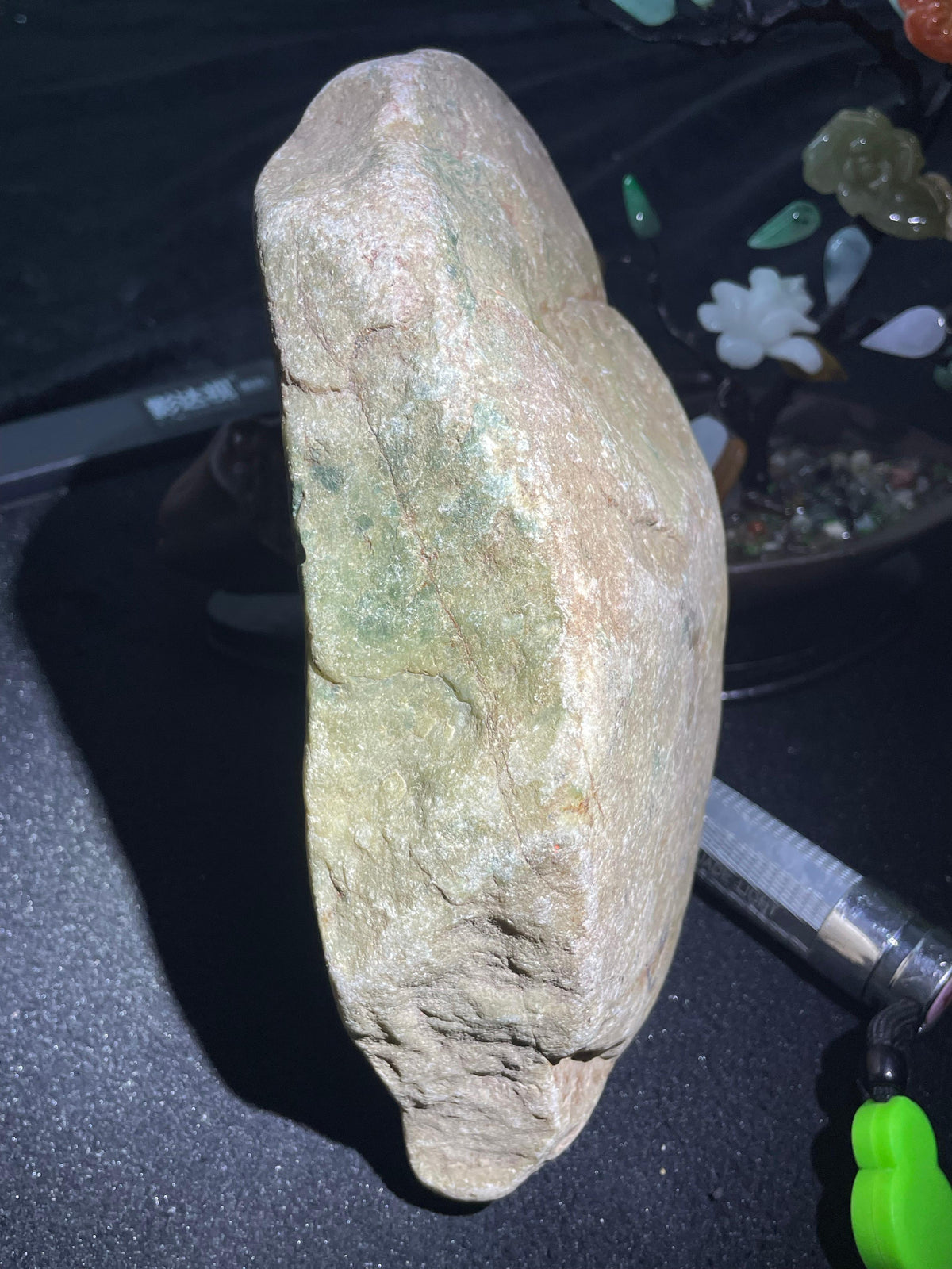 木那开窗飘花手镯大料（yc703117）