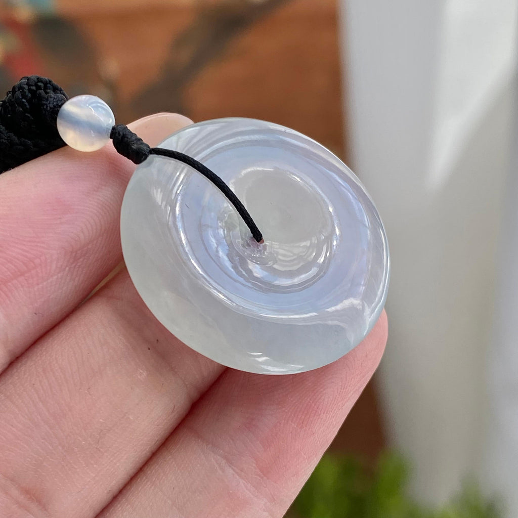 冰种白月光平安扣吊坠（yc233820）