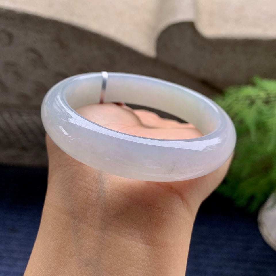 细糯种带底色平安镯（57mm·）（yc094309）