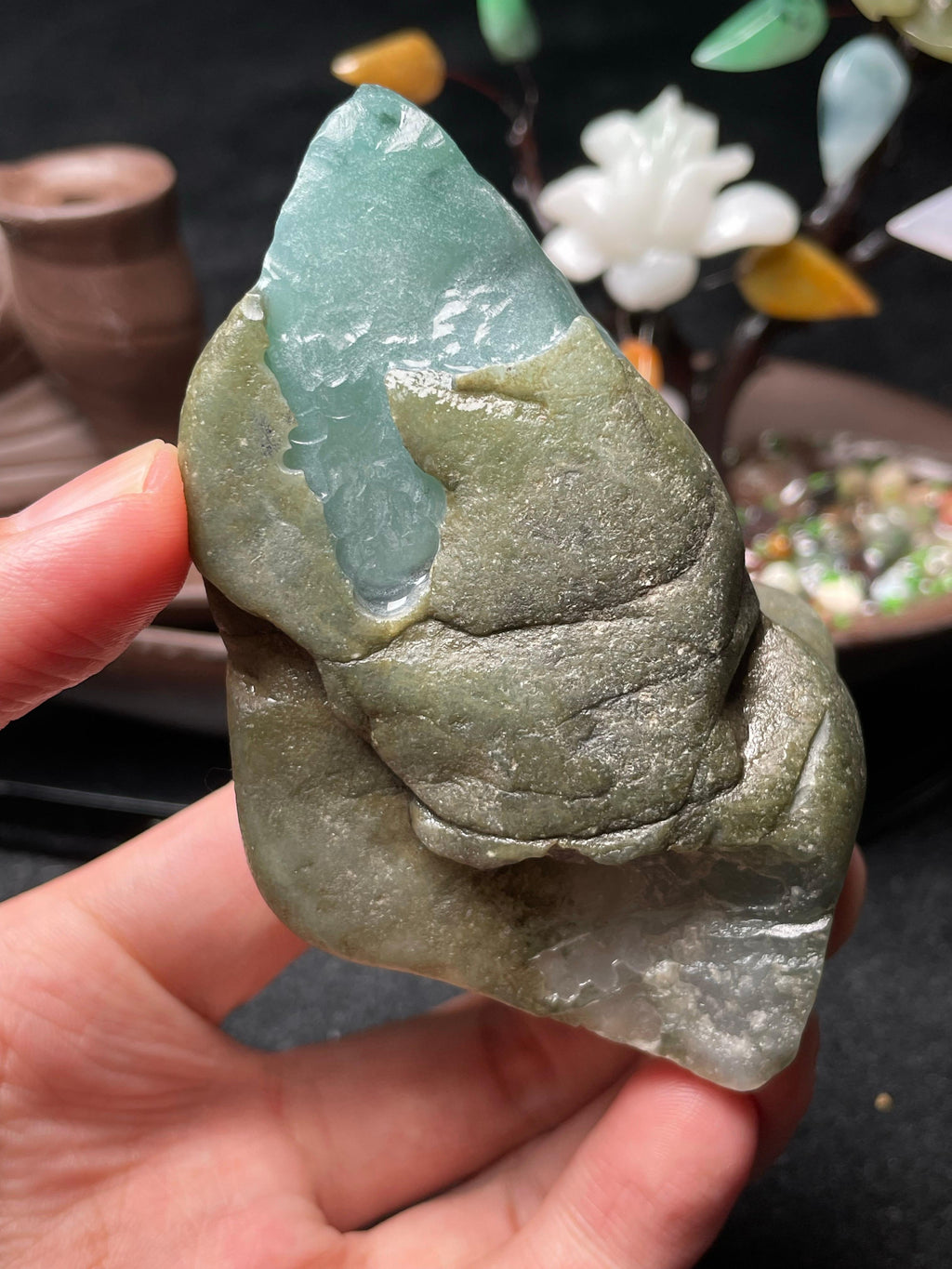 后江开窗冰飘色牌子挂件料（yc493926）