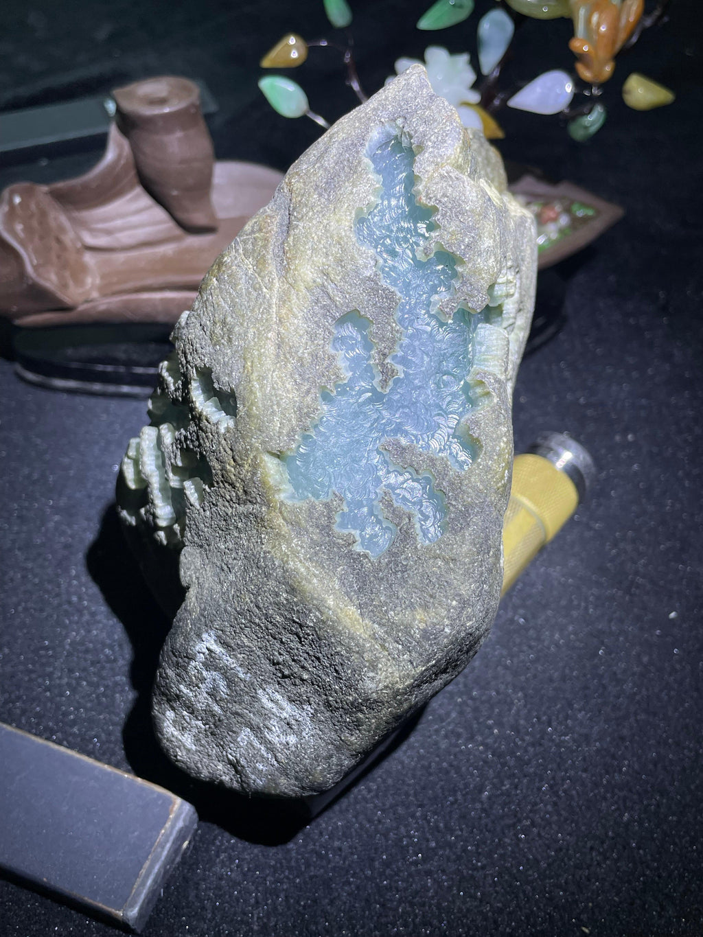 极品莫西沙开窗冰飘花（yc706125）