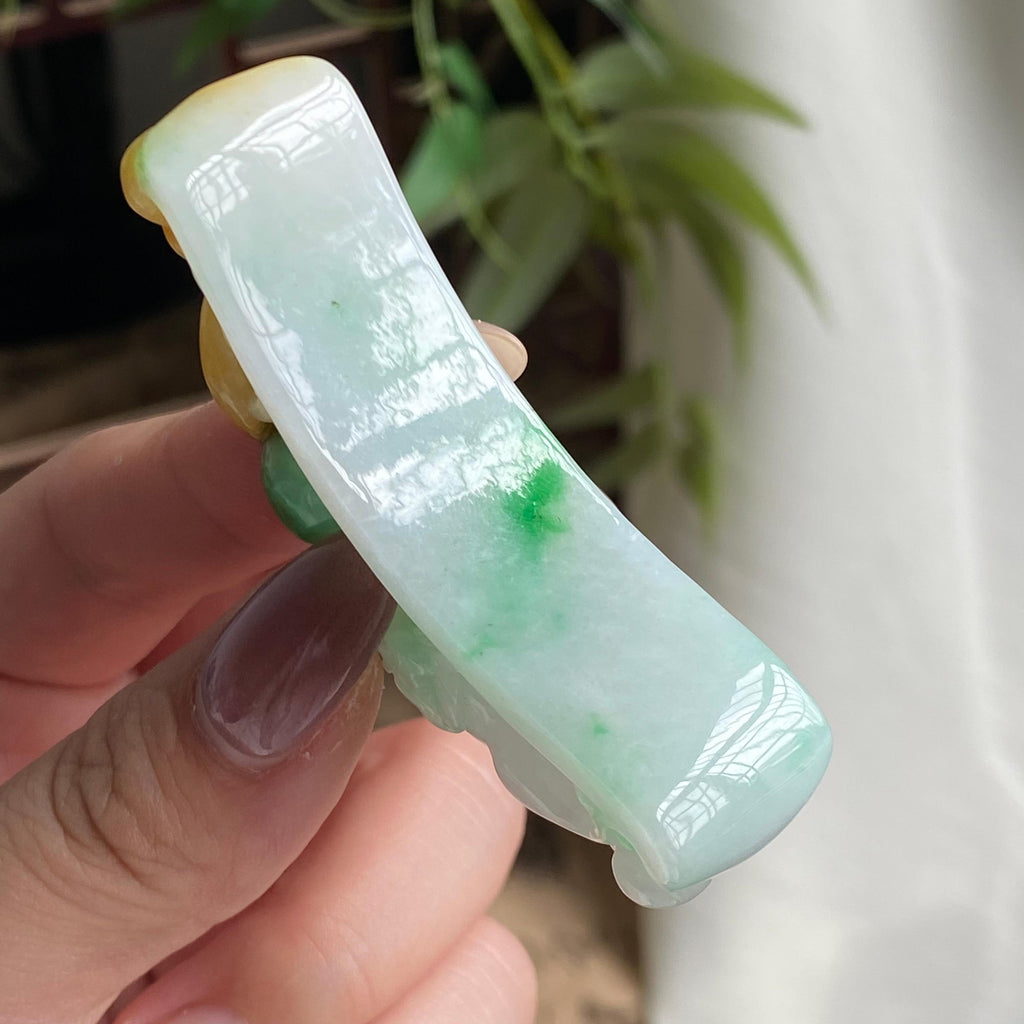 细糯种黄加绿蛟龙手牌（yc194501）