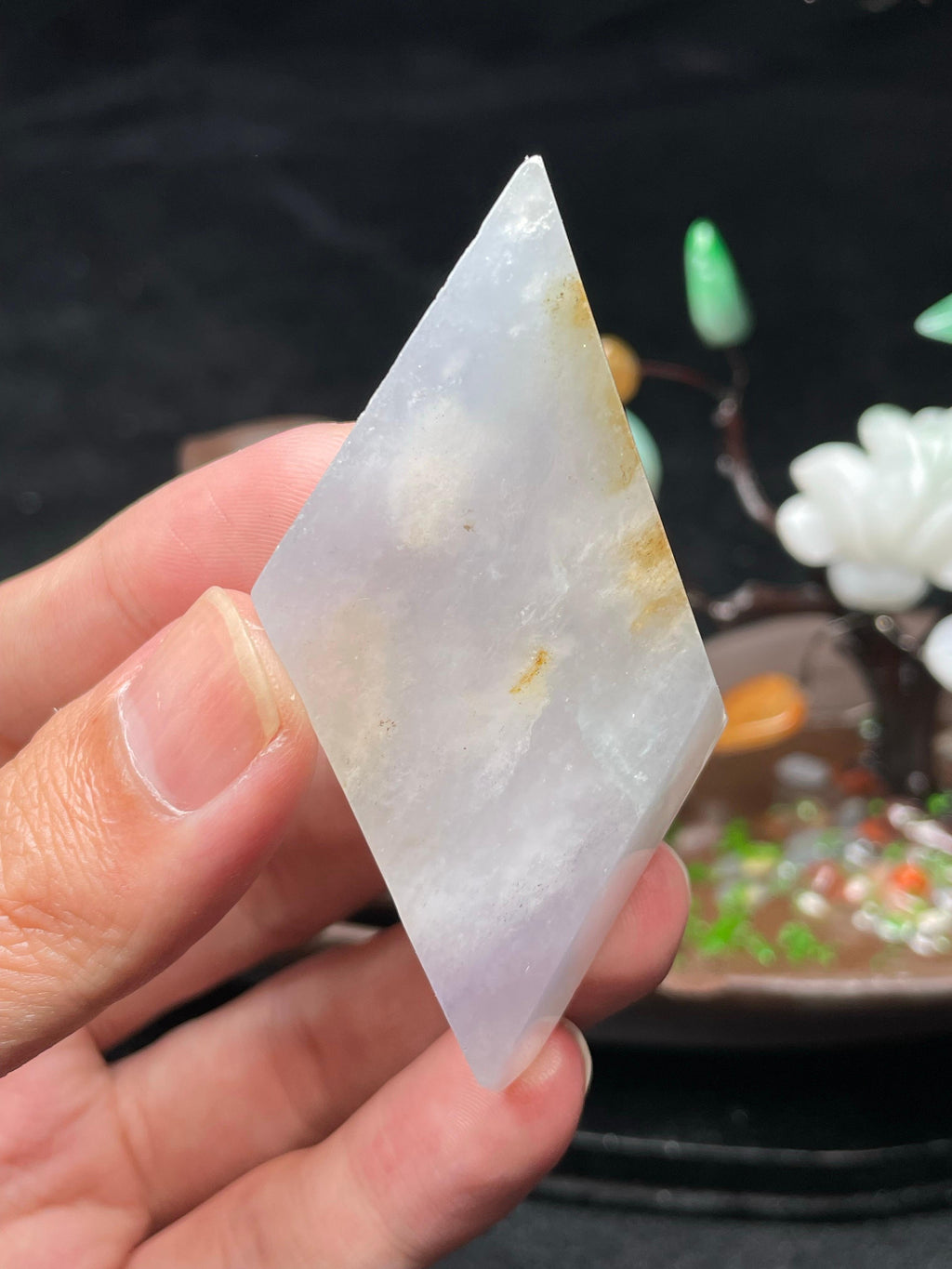 冰底淡紫菱形片料（yc522615）