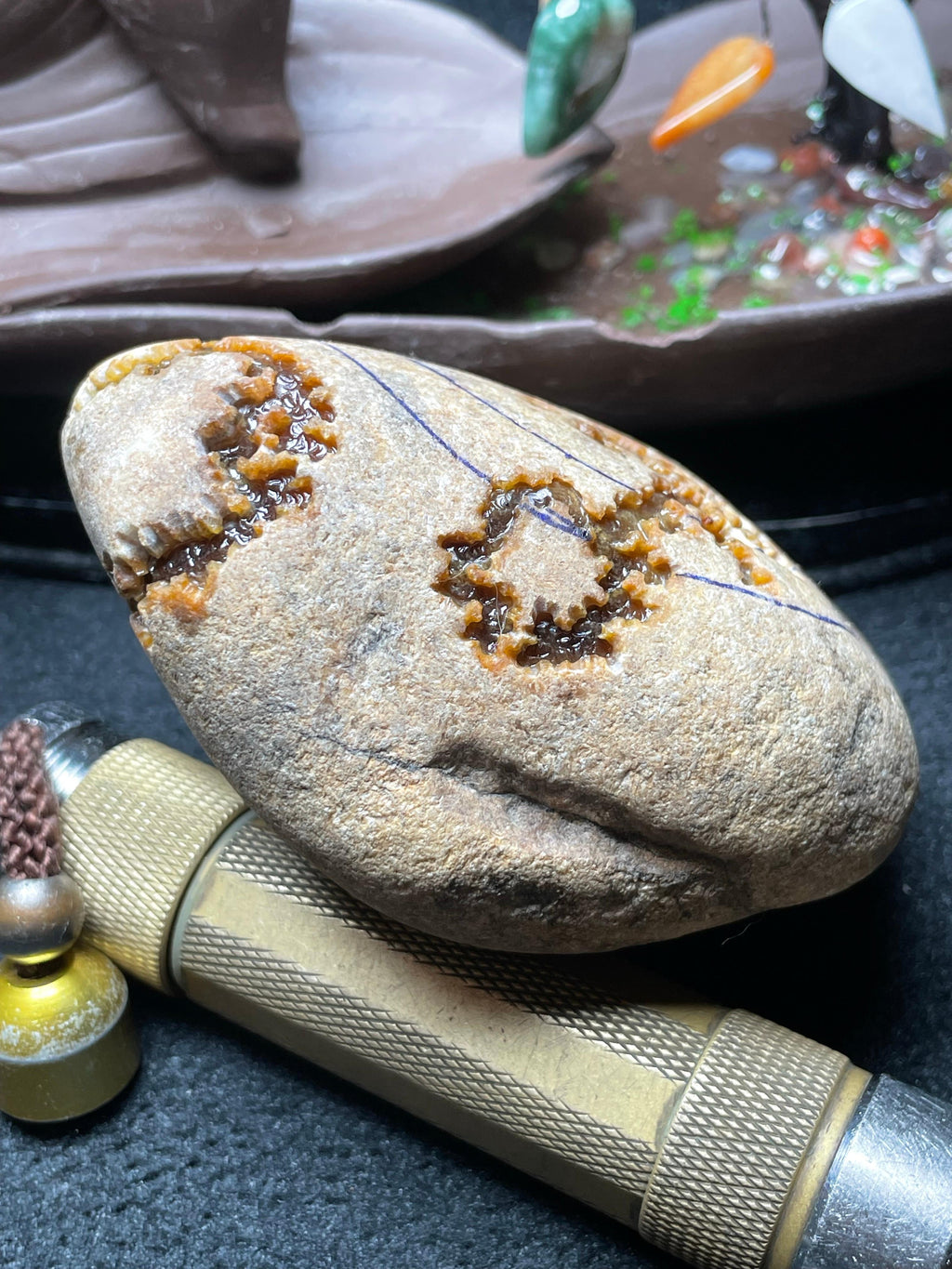 大马坎特色红翡开窗料（yc694735）