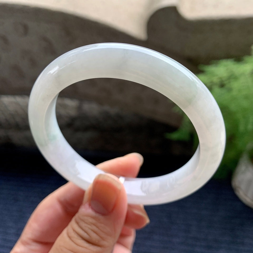 糯种飘花平安镯（57.4mm）（yc096613）