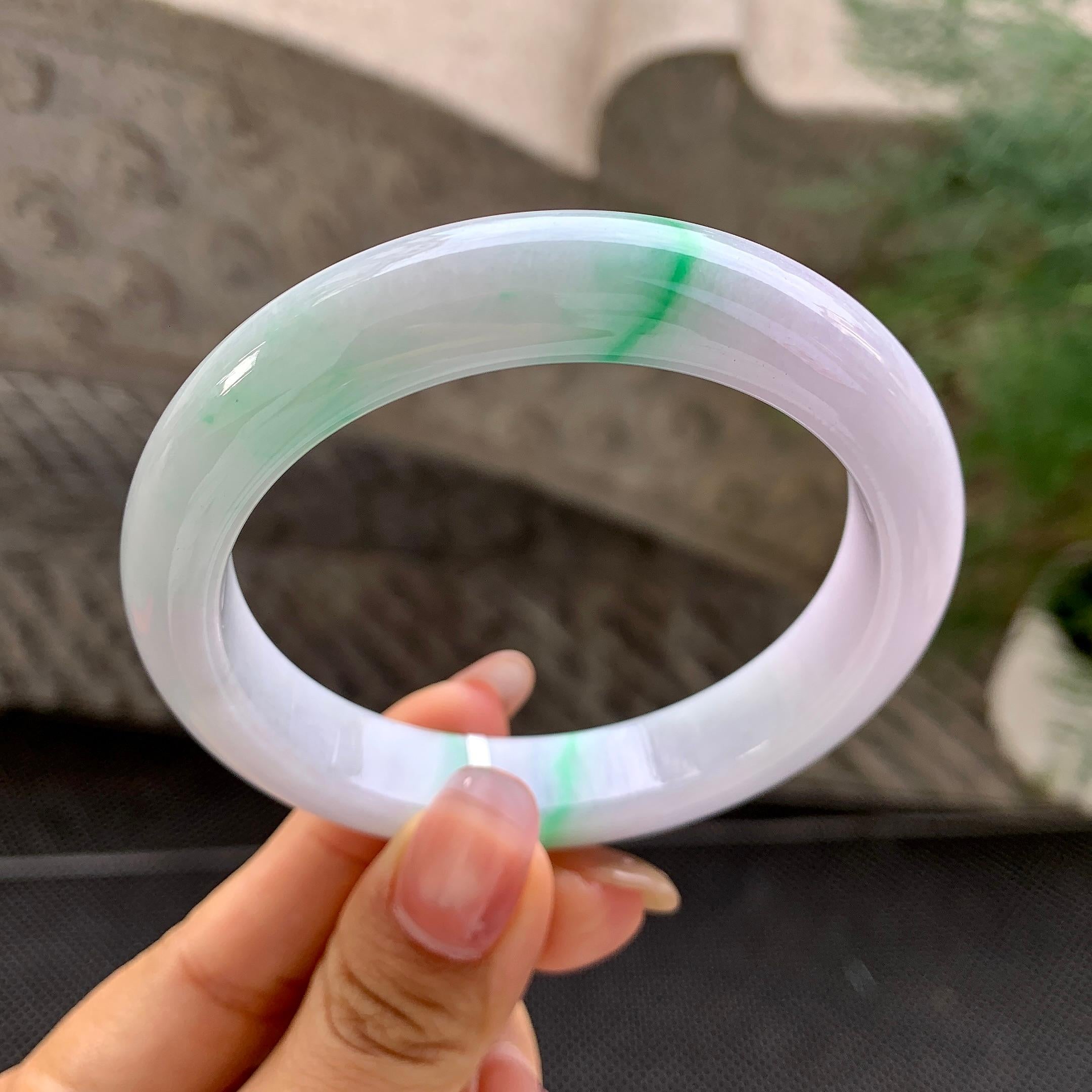 细糯种春彩平安镯（58.3mm）（yc288670）