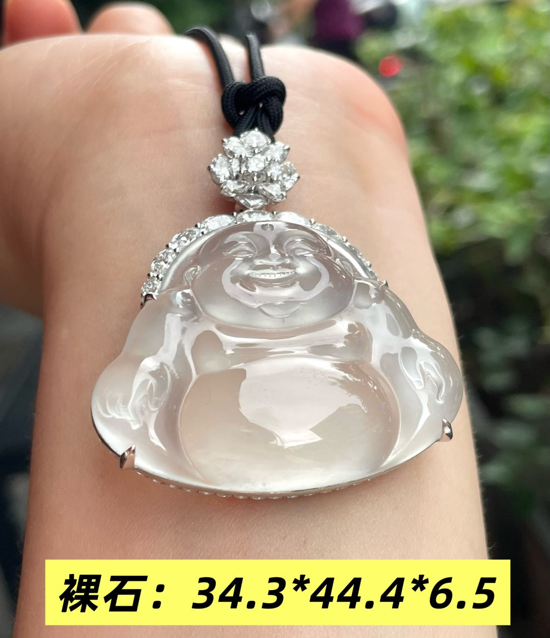 坐佛 清澈透亮，冰光四射 （wg0029005）