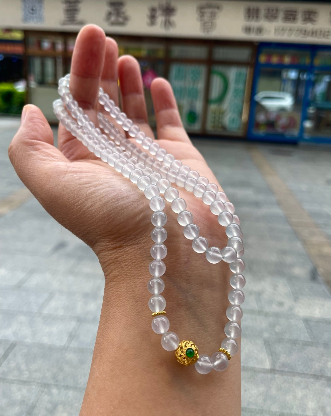珠链 高冰起胶 （wg0028990）