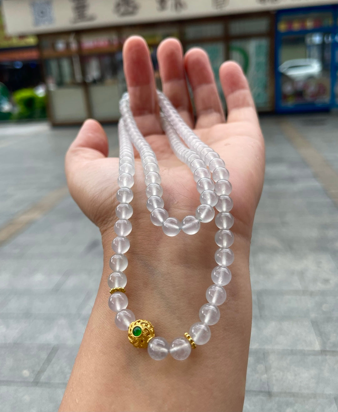 珠链 高冰起胶 （wg0028990）