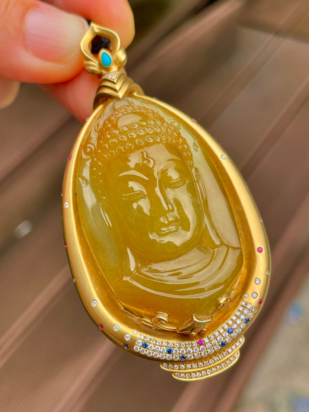 佛头 黄翡 （wg0028989）