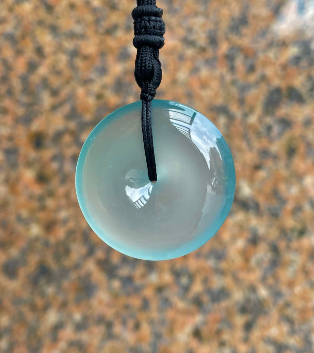 平安扣 天空蓝冰透纯净（wg0029615）