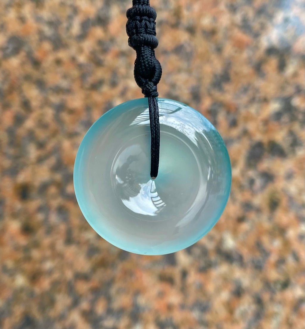 平安扣 天空蓝冰透纯净（wg0029615）