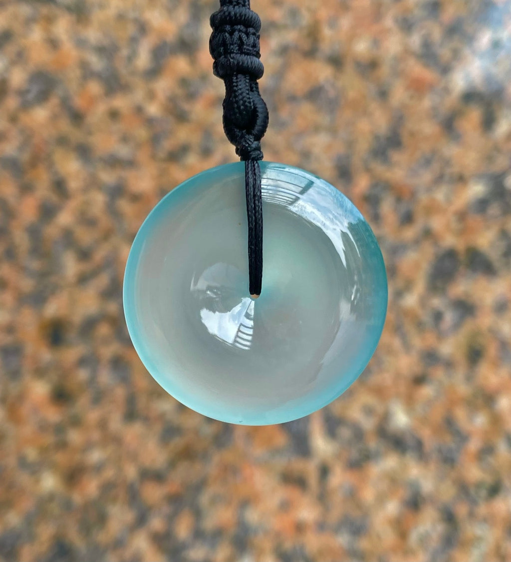 平安扣 天空蓝冰透纯净（wg0029615）