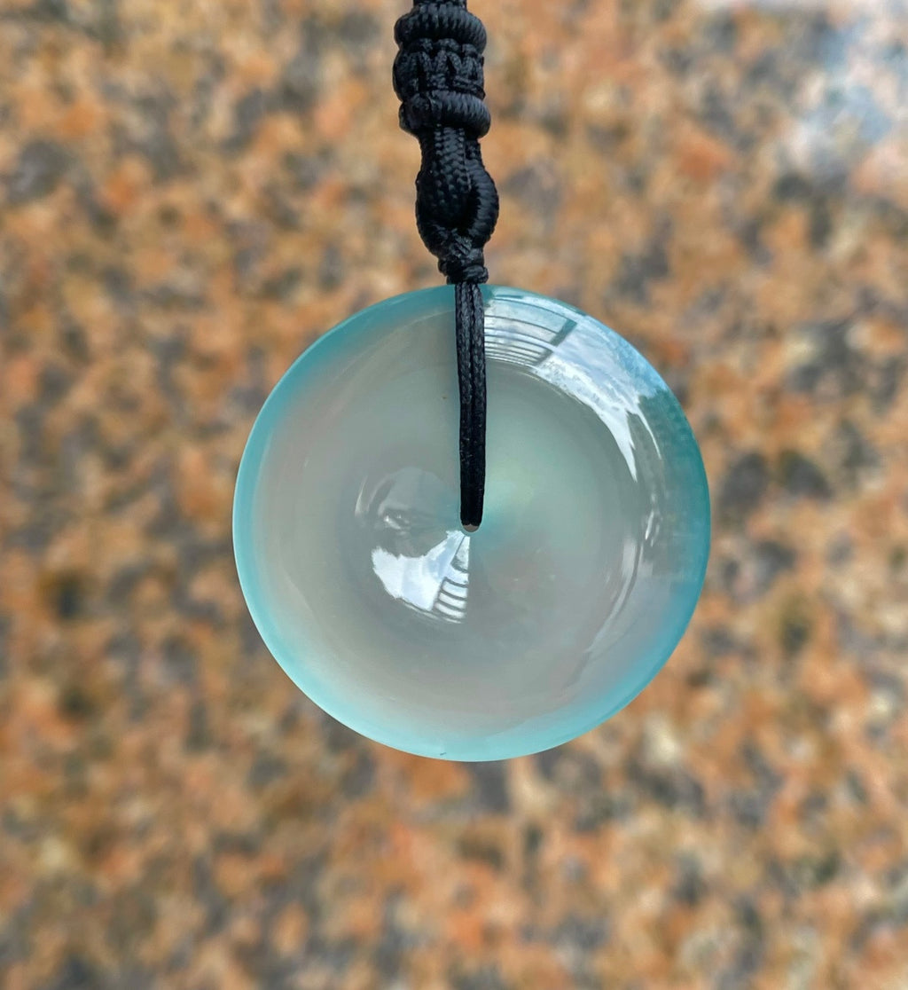 平安扣 天空蓝冰透纯净（wg0029615）
