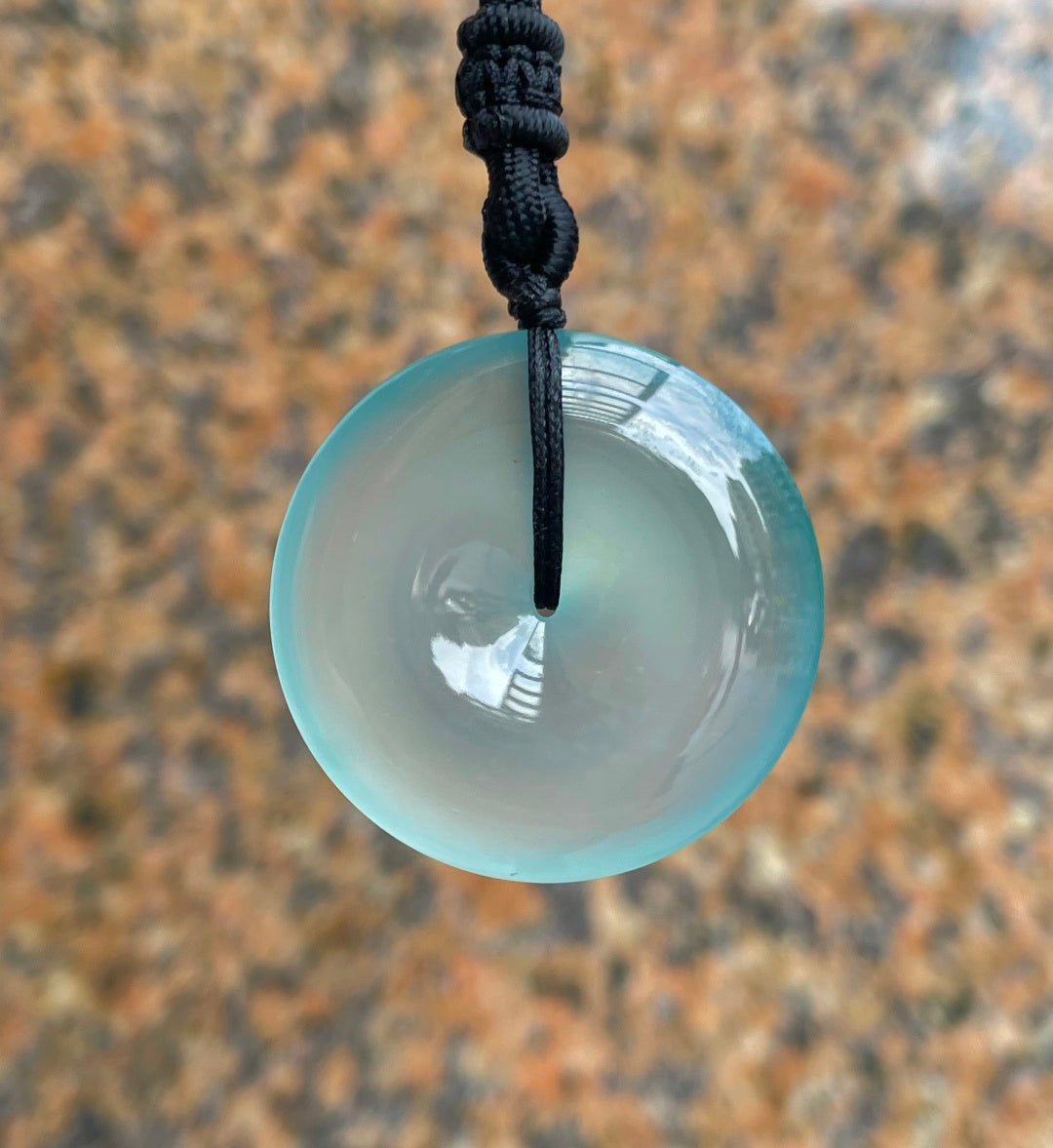 平安扣 天空蓝冰透纯净（wg0029615）