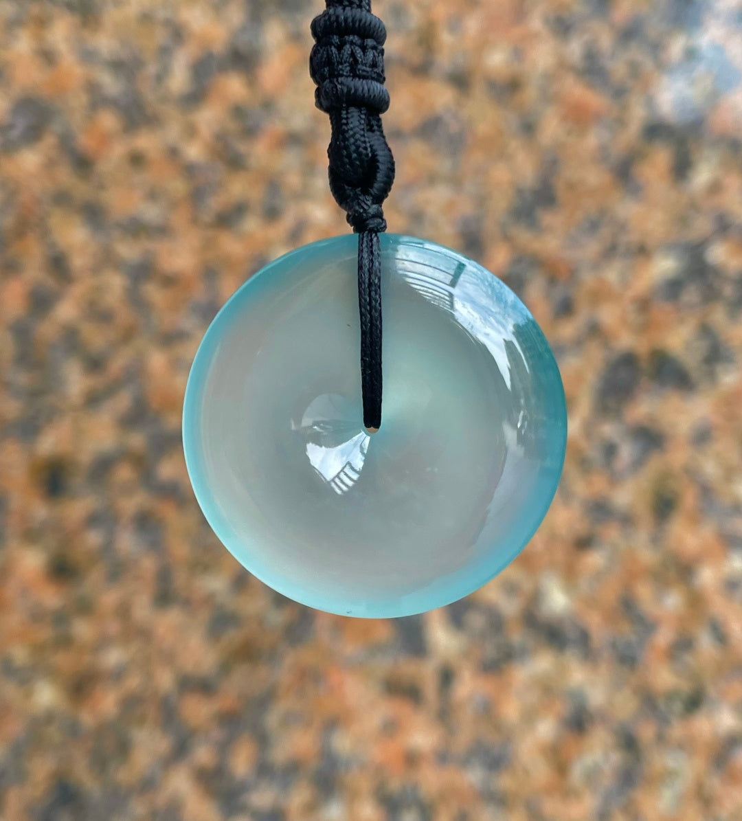 平安扣 天空蓝冰透纯净（wg0029615）