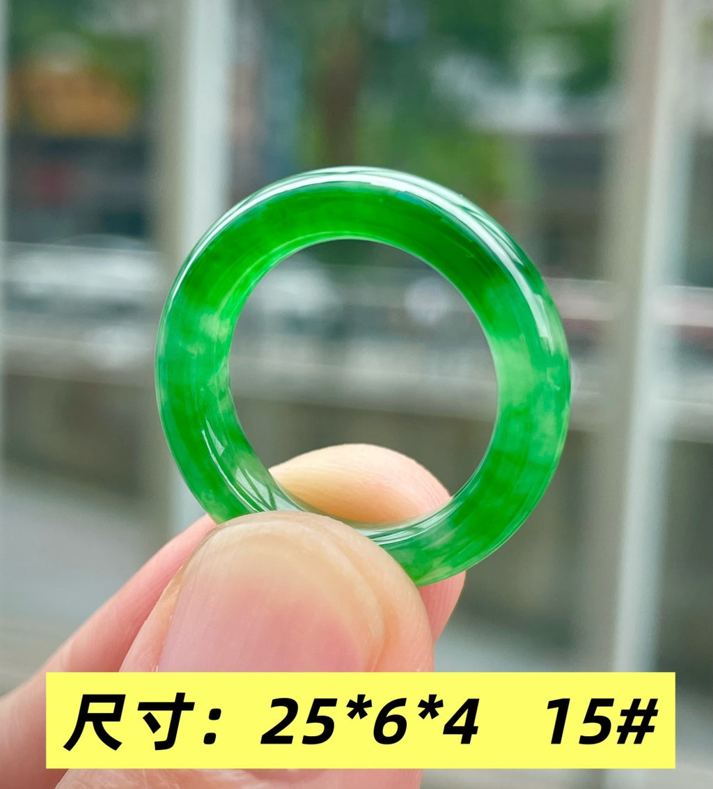 戒圈 满绿清透 （wg0031327）