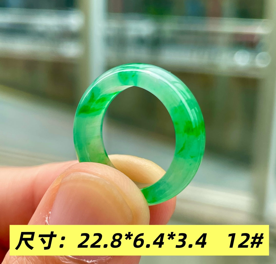 戒圈 飘绿清透 （wg0031323）