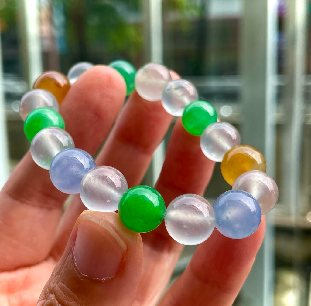 多宝手串 不同色调的碰撞，温柔又有灵气 （wg0031321）