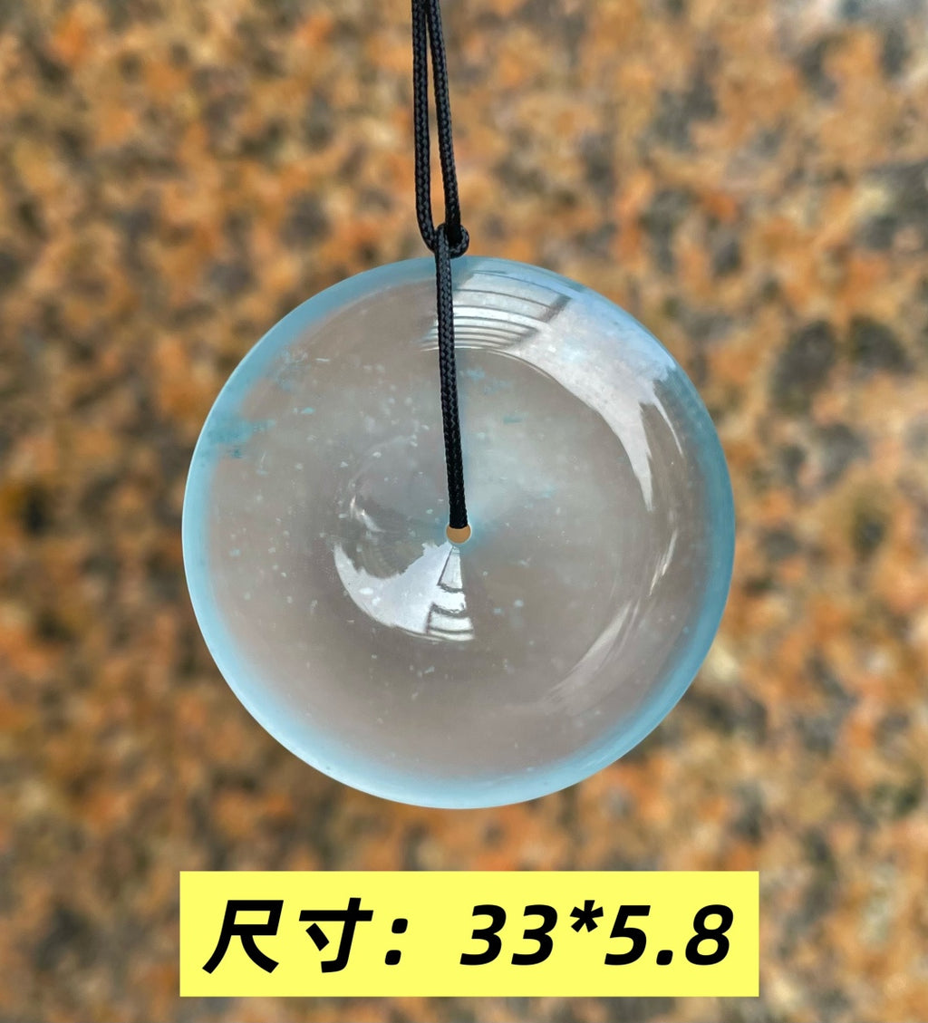 平安扣 冰透纯净 （wg0031353）