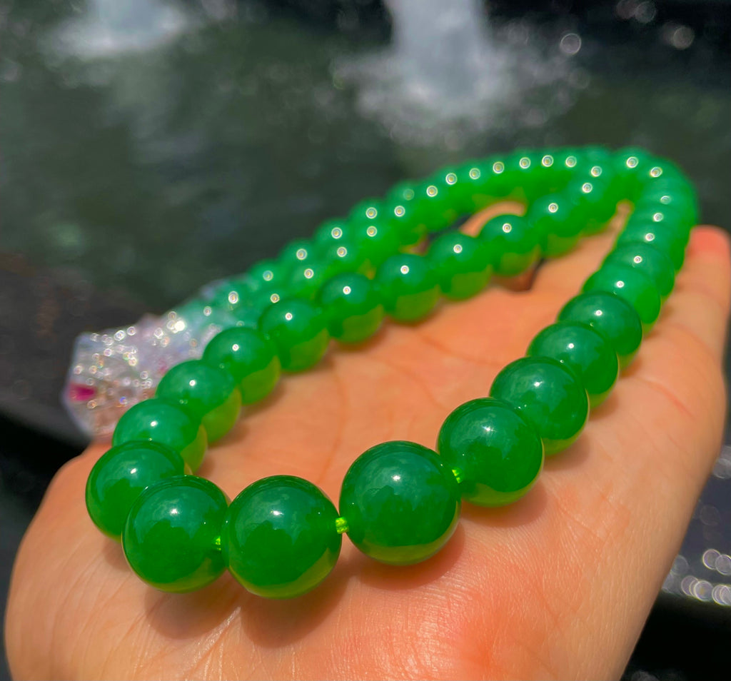 绿珠链 予你一串珠链，期盼你此生圆满。（wg0031650）