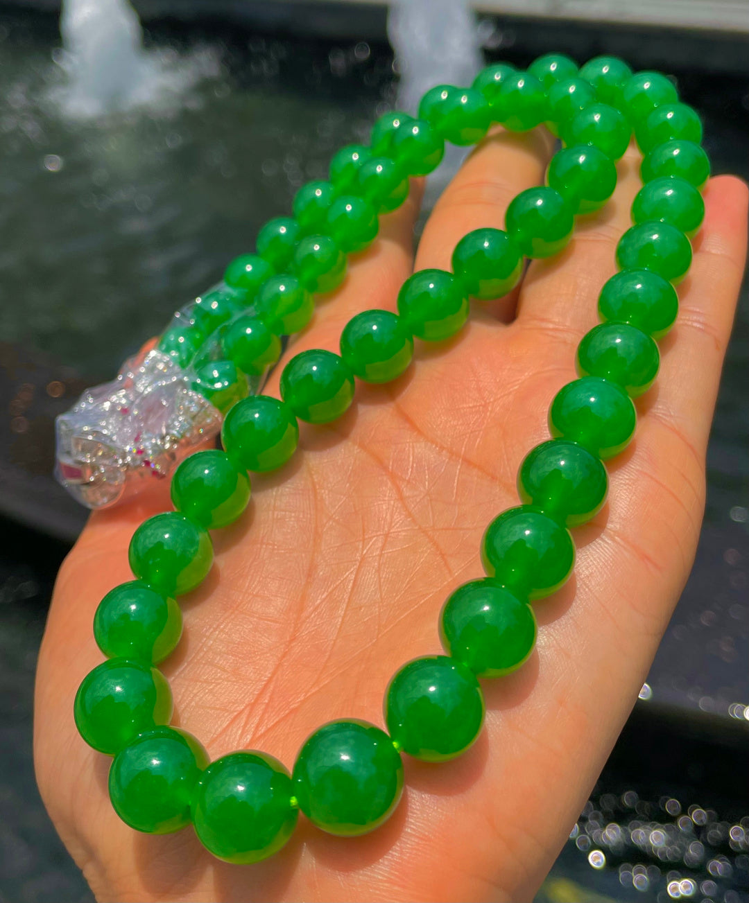 绿珠链 予你一串珠链，期盼你此生圆满。（wg0031650）