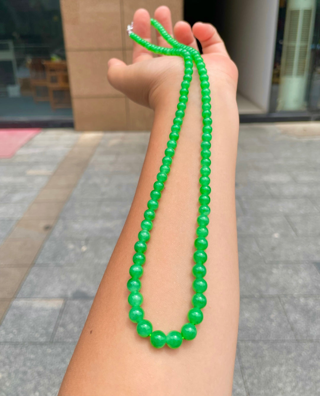 绿珠链 碧翠为珠，串起清欢。（wg0032308）