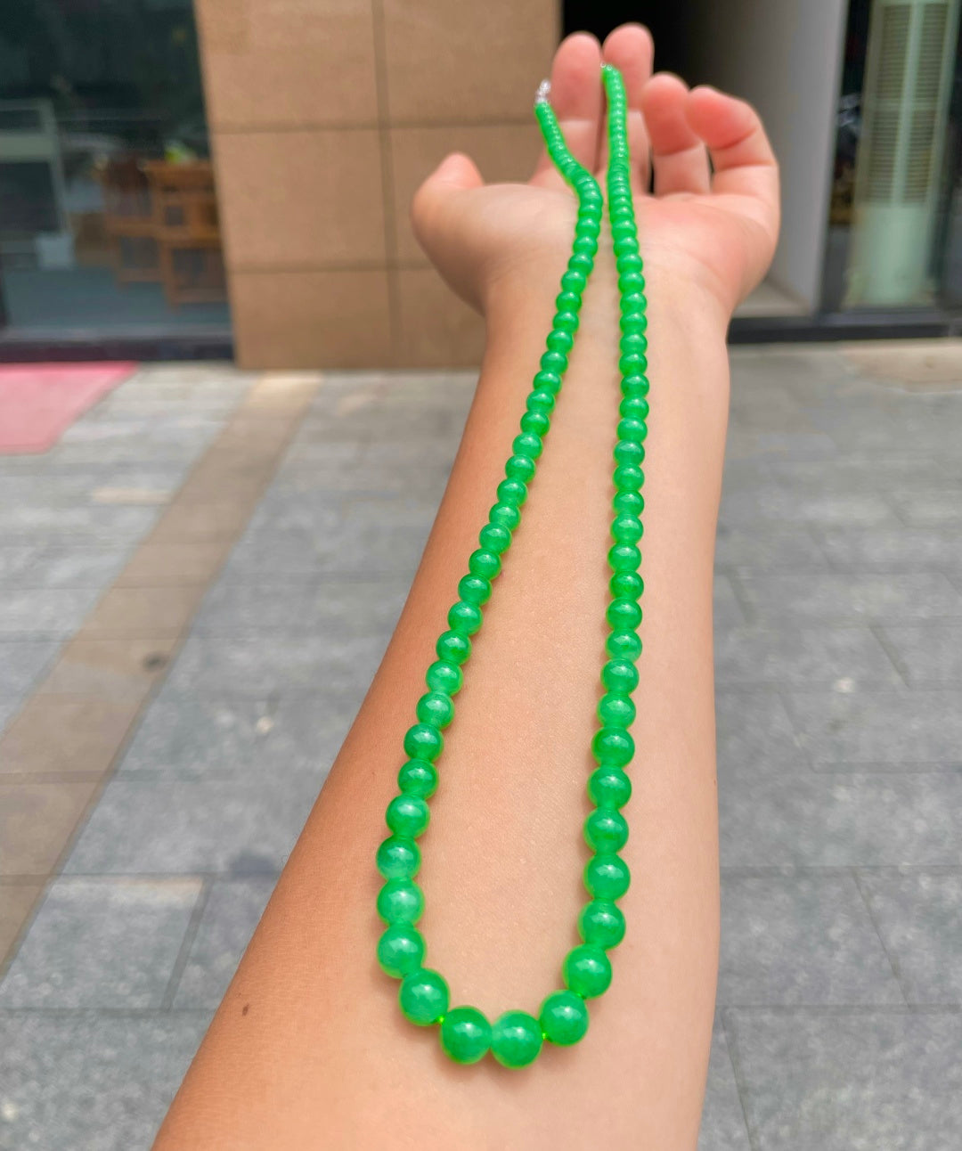 绿珠链 碧翠为珠，串起清欢。（wg0032308）
