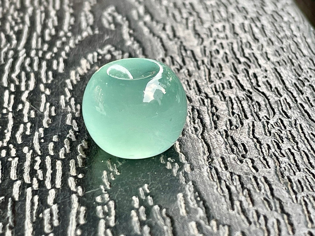 天空蓝苹果珠 珠型圆润饱满（wg0033097）