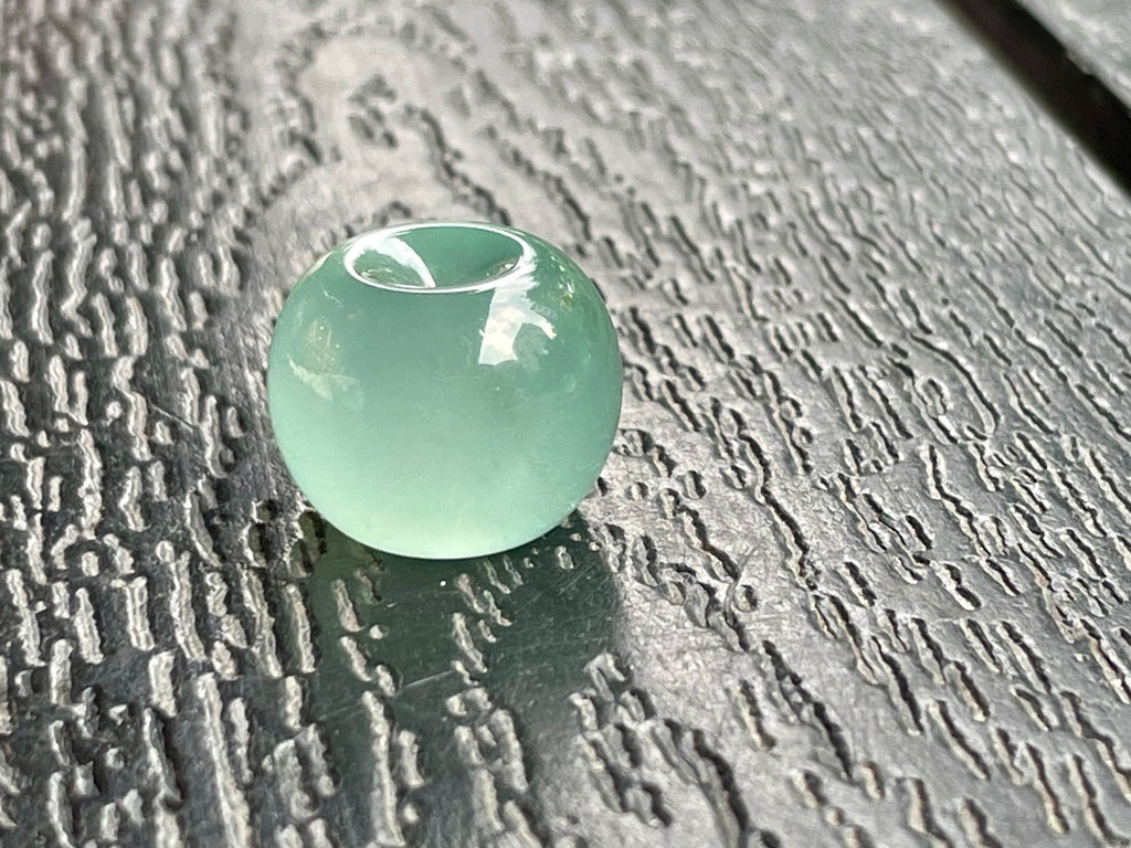 天空蓝苹果珠 珠型圆润饱满（wg0033097）