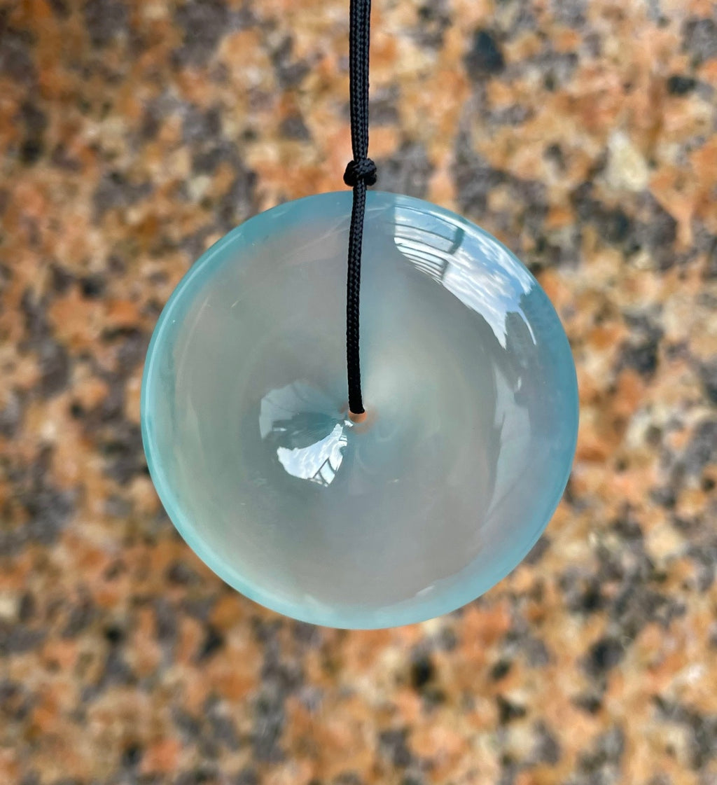 平安扣 清冰蕴玉骨，圆扣纳祯祥（wg0034073）