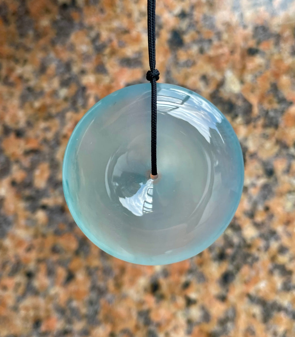 平安扣 清冰蕴玉骨，圆扣纳祯祥（wg0034073）
