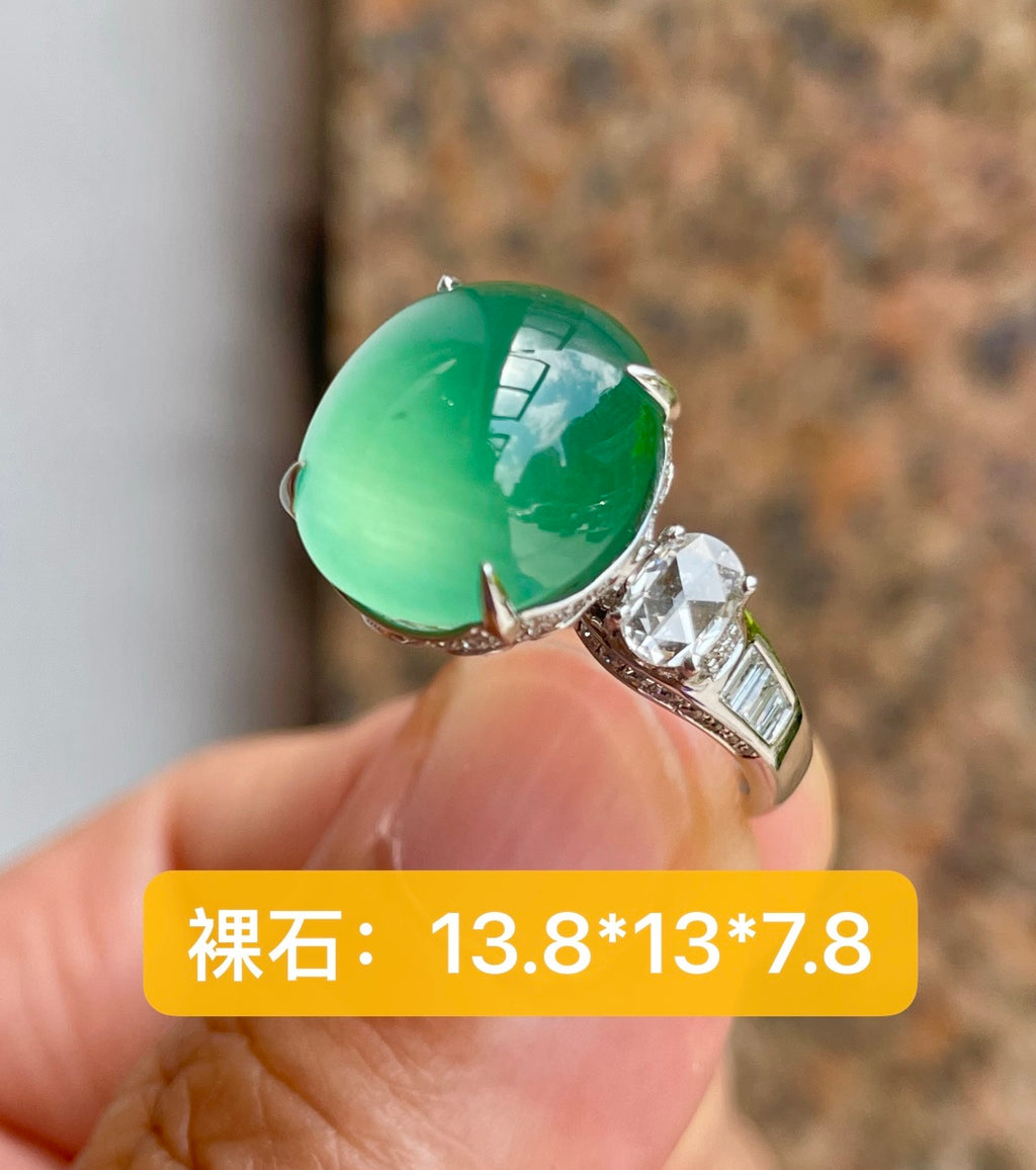 戒指 浅翠藏清韵，素雅见本心。（wg0034067）