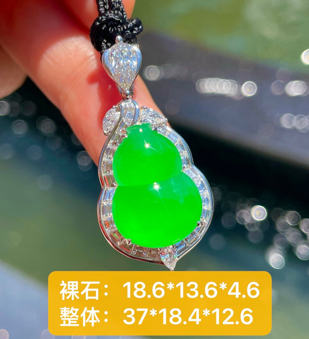 绿葫芦 一玉凝葫韵，翠色纳千祥（wg0034458）