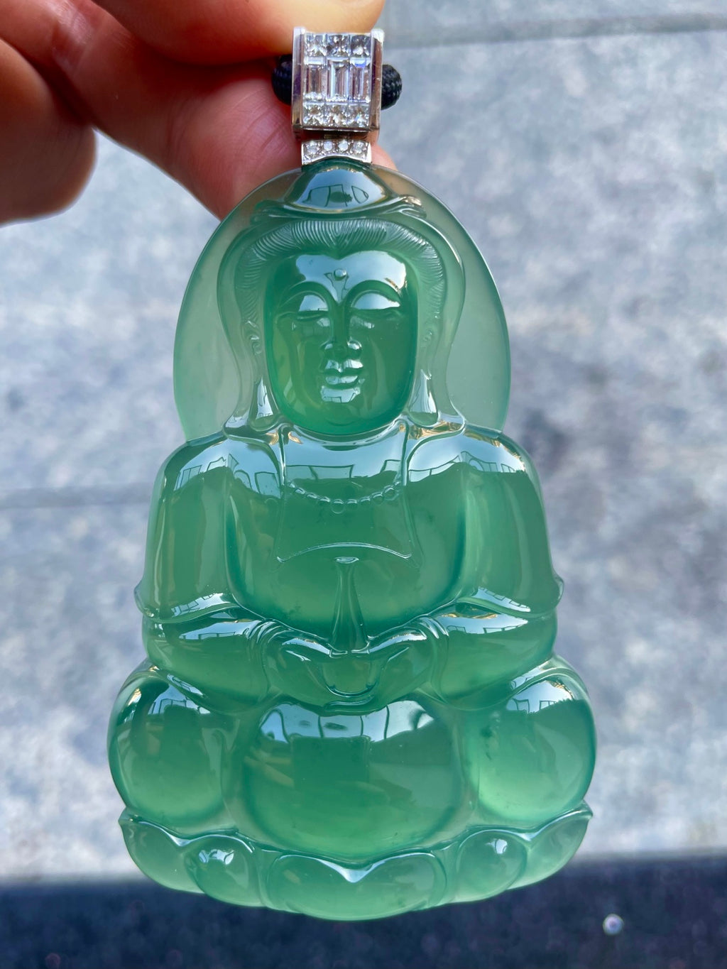 观音 晴水凝玉相，福慧两相依 （wg0035002）