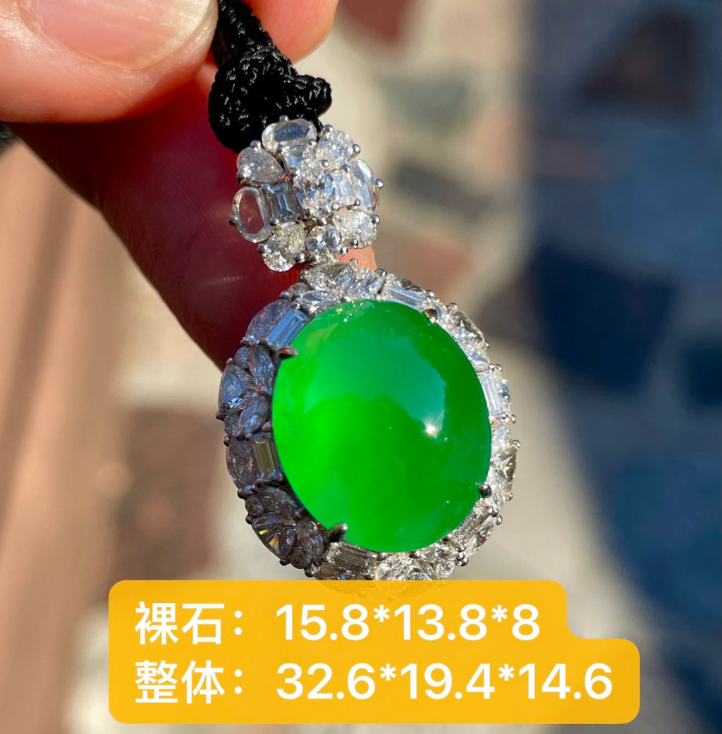 绿蛋面 一蛋凝翠韵，方寸见风华（wg0035001）