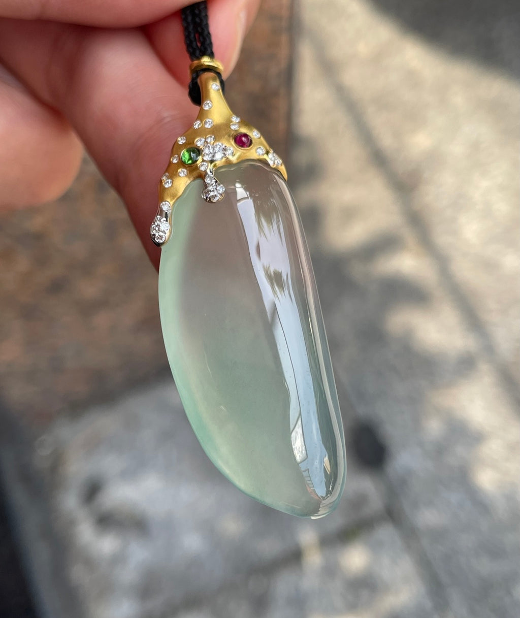 福瓜 顺玉之形，琢一挂福瓜（wg0035483）
