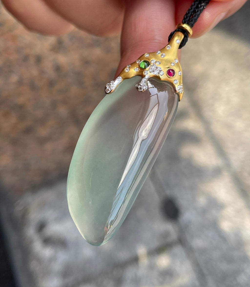 福瓜 顺玉之形，琢一挂福瓜（wg0035483）