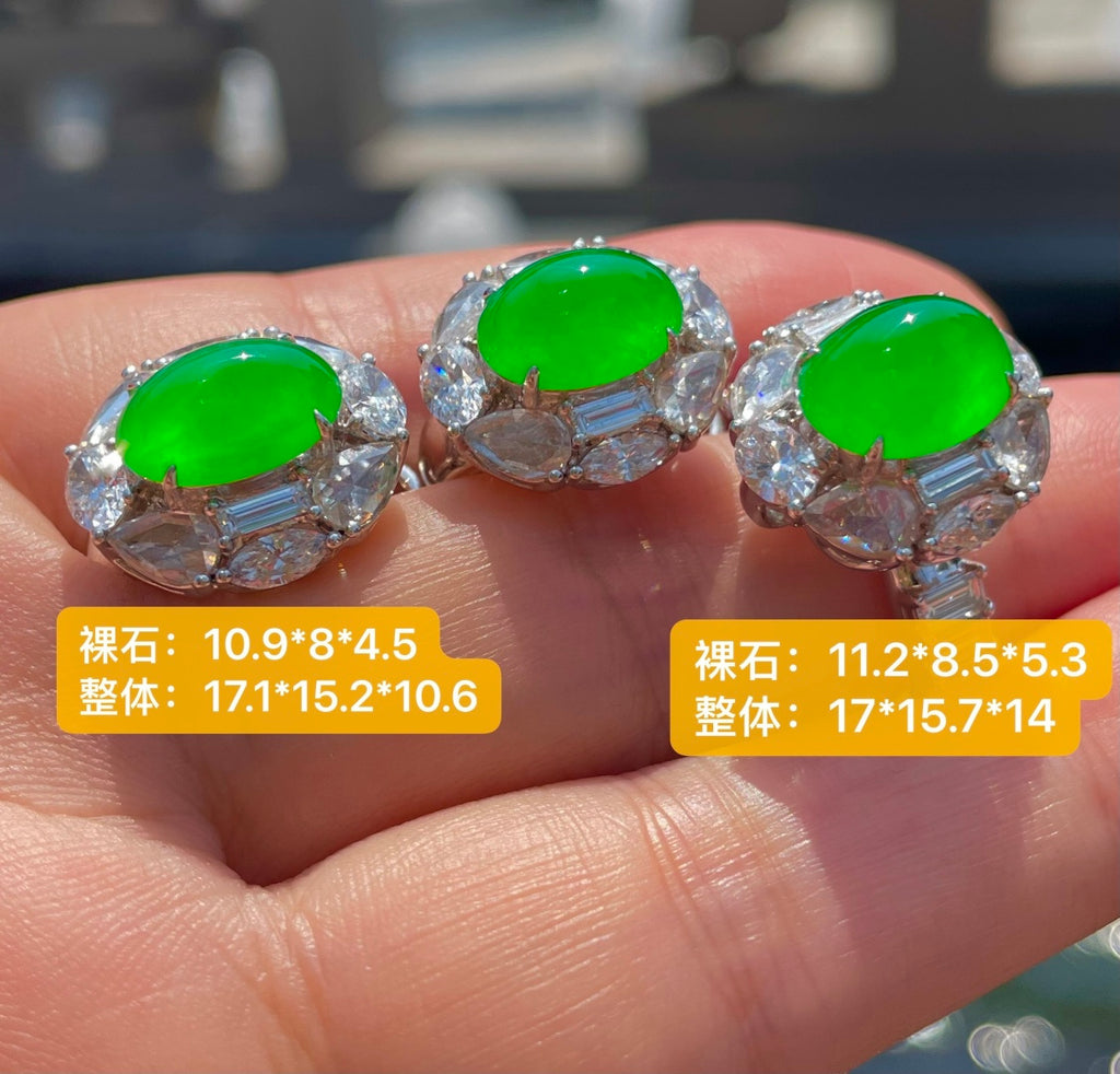戒指耳包套装 一整套翠韵，成套即风雅（wg0035482）