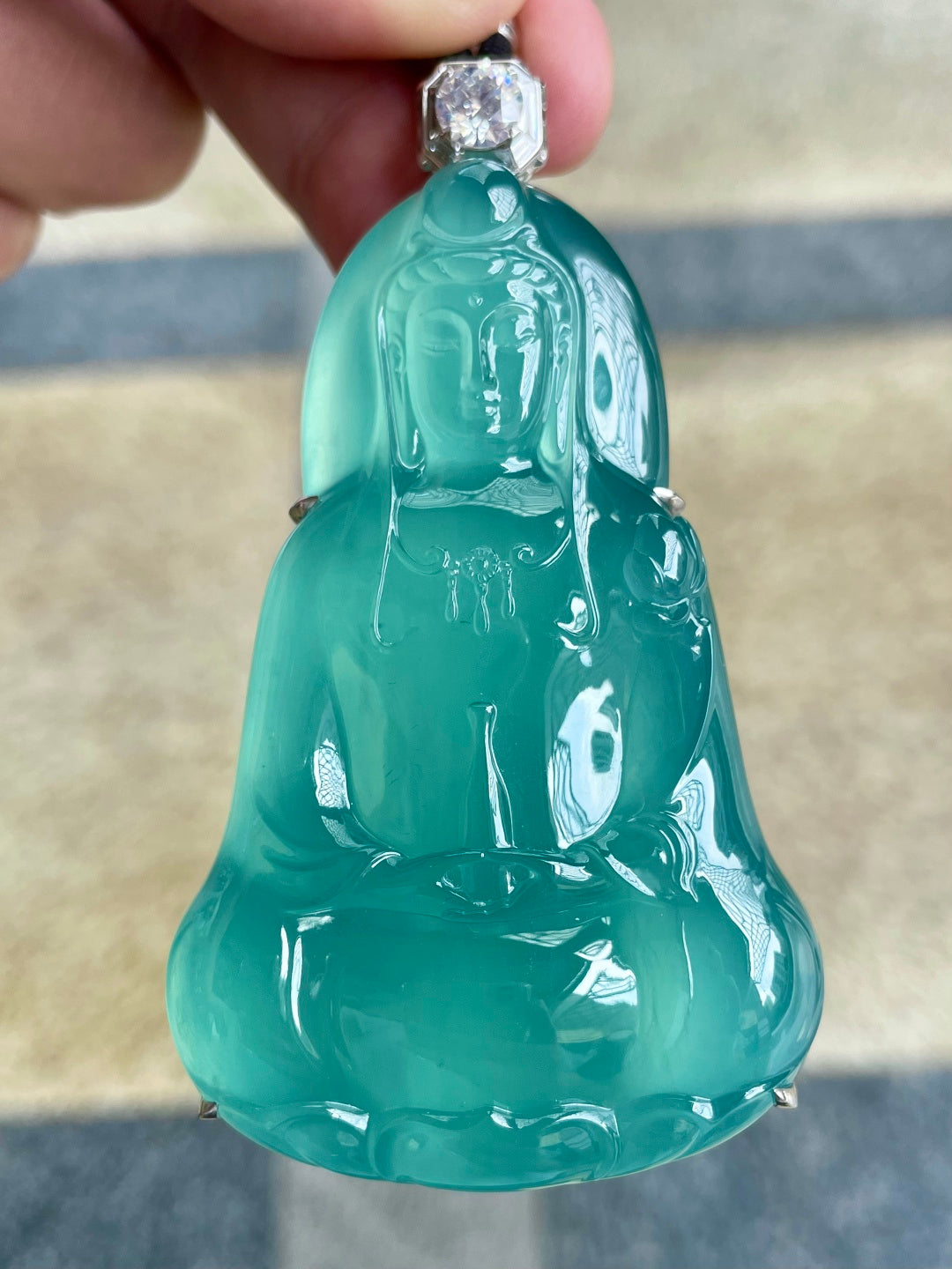 观音 取晴空一色，塑菩萨慈容 （wg0036449）