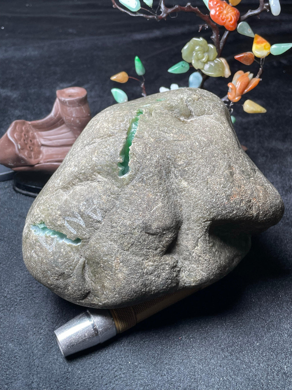 极品后江冰底淡紫飘色（yc694236）