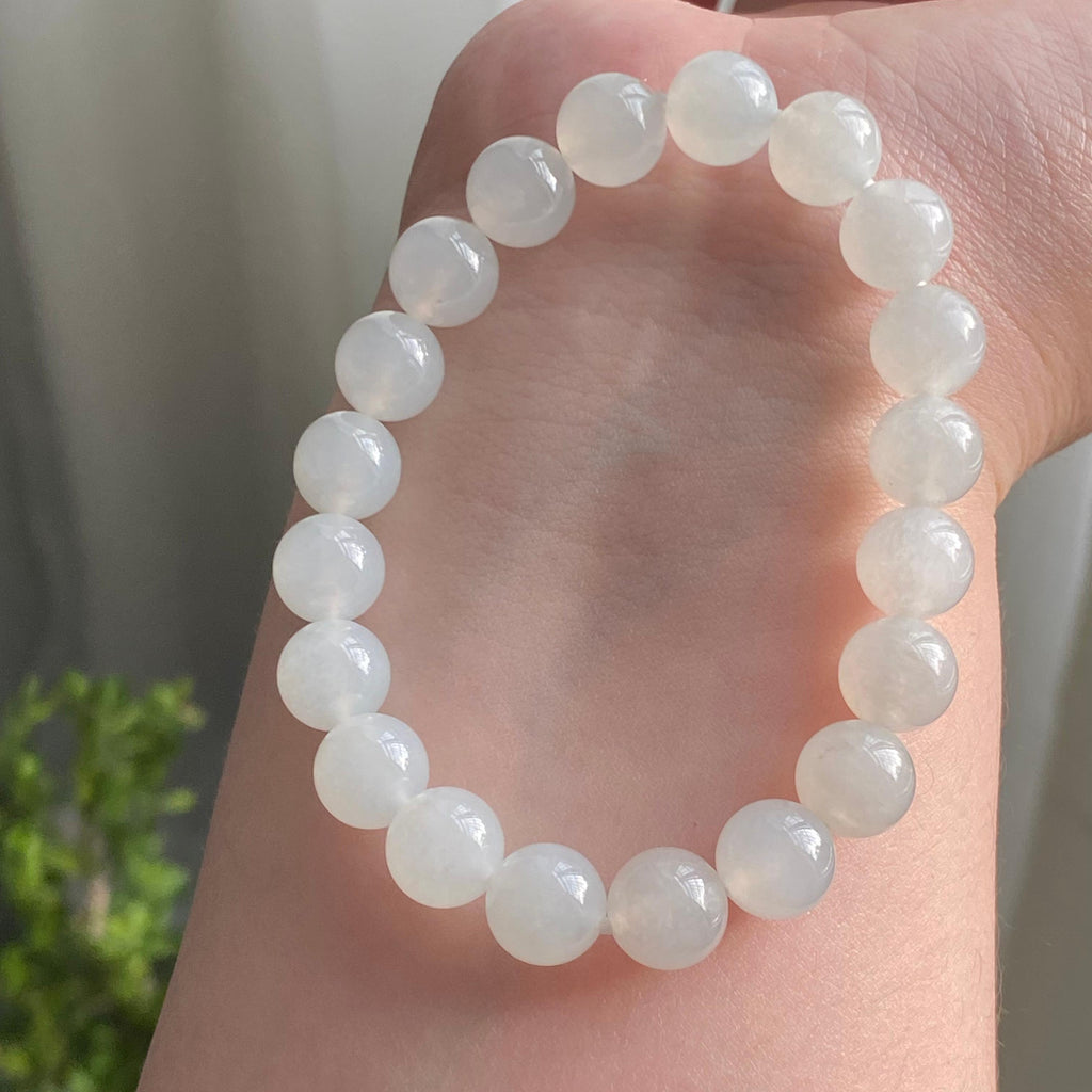 糯冰种白月光单圈手串（20颗）（yc213187）