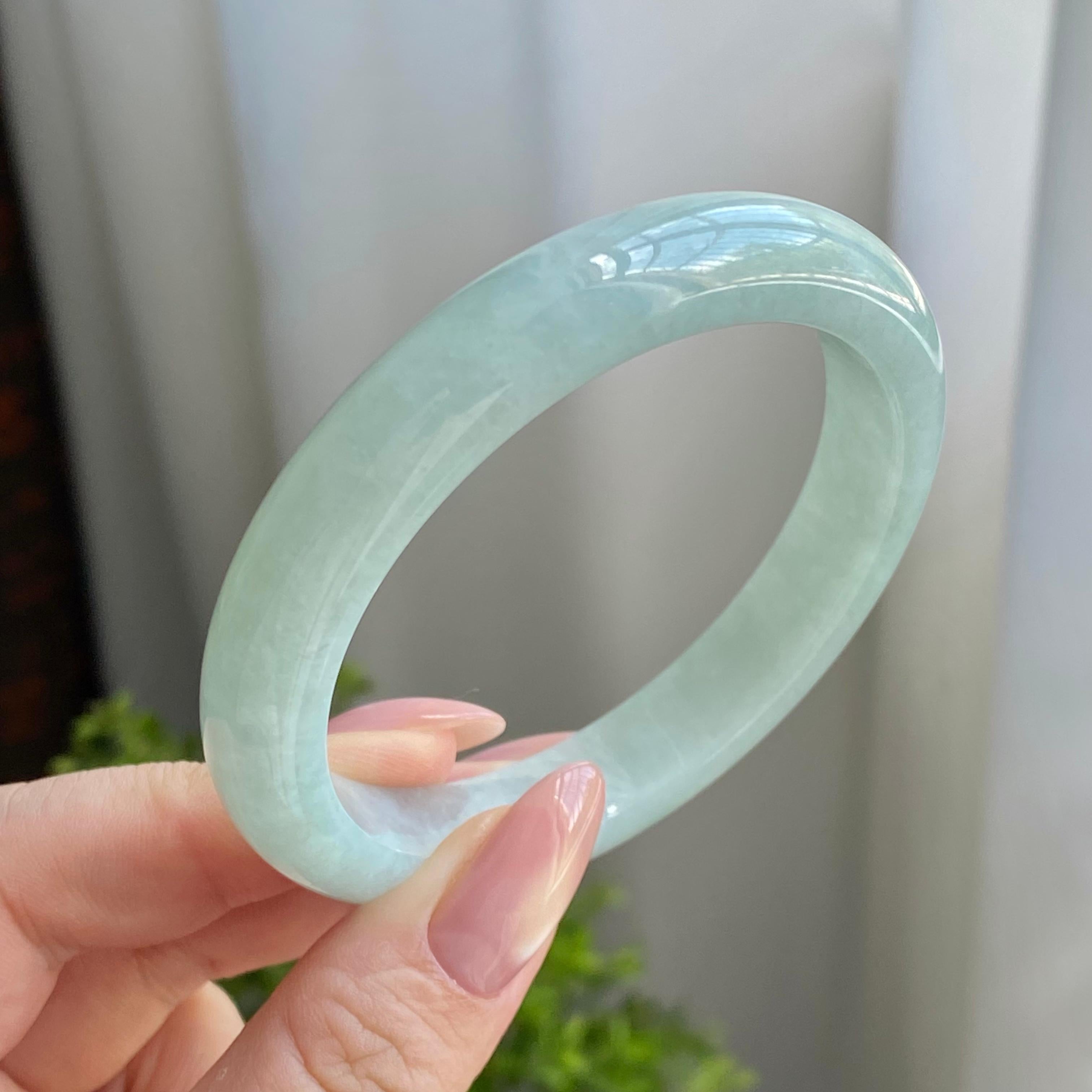 细糯种晴底平安镯（56圈）（yc226857）