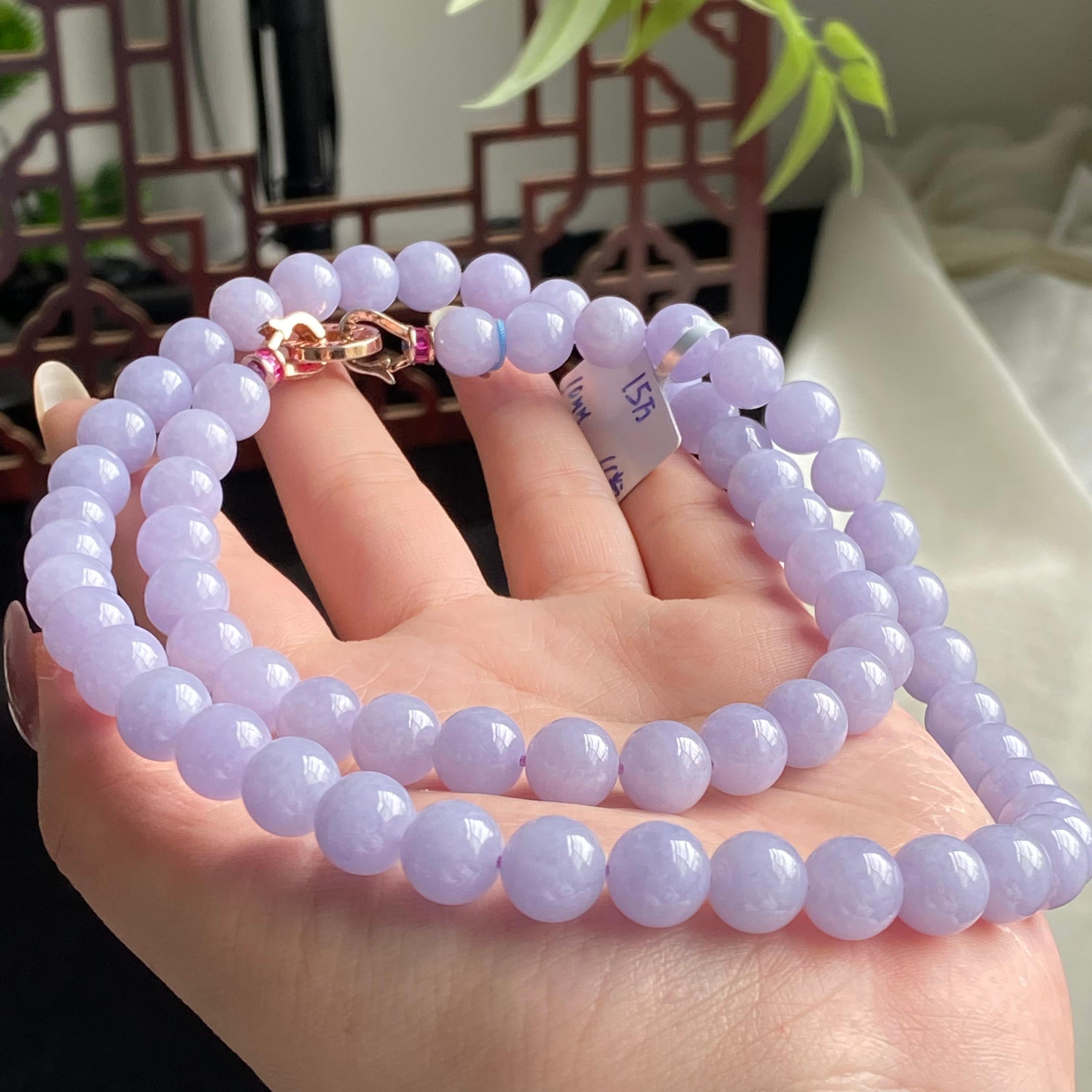 细糯种紫罗兰珠链（66颗）（yc196842）