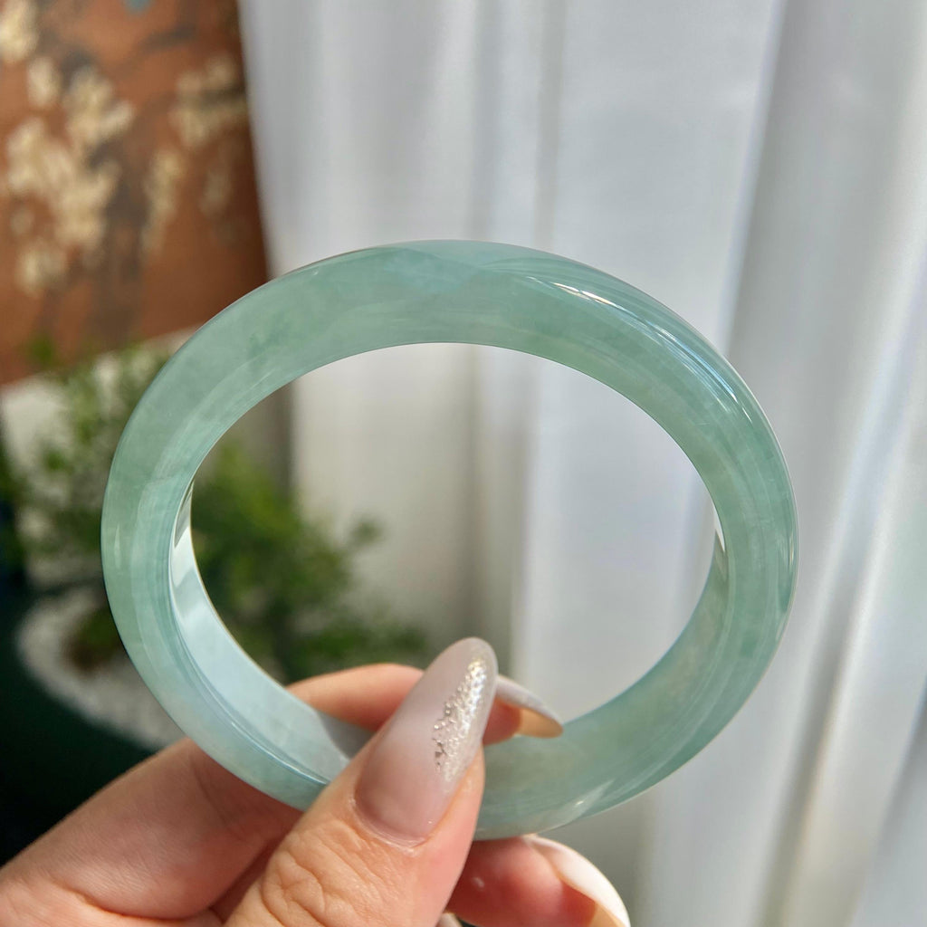 糯冰种晴底平安镯（60圈）（yc209997）