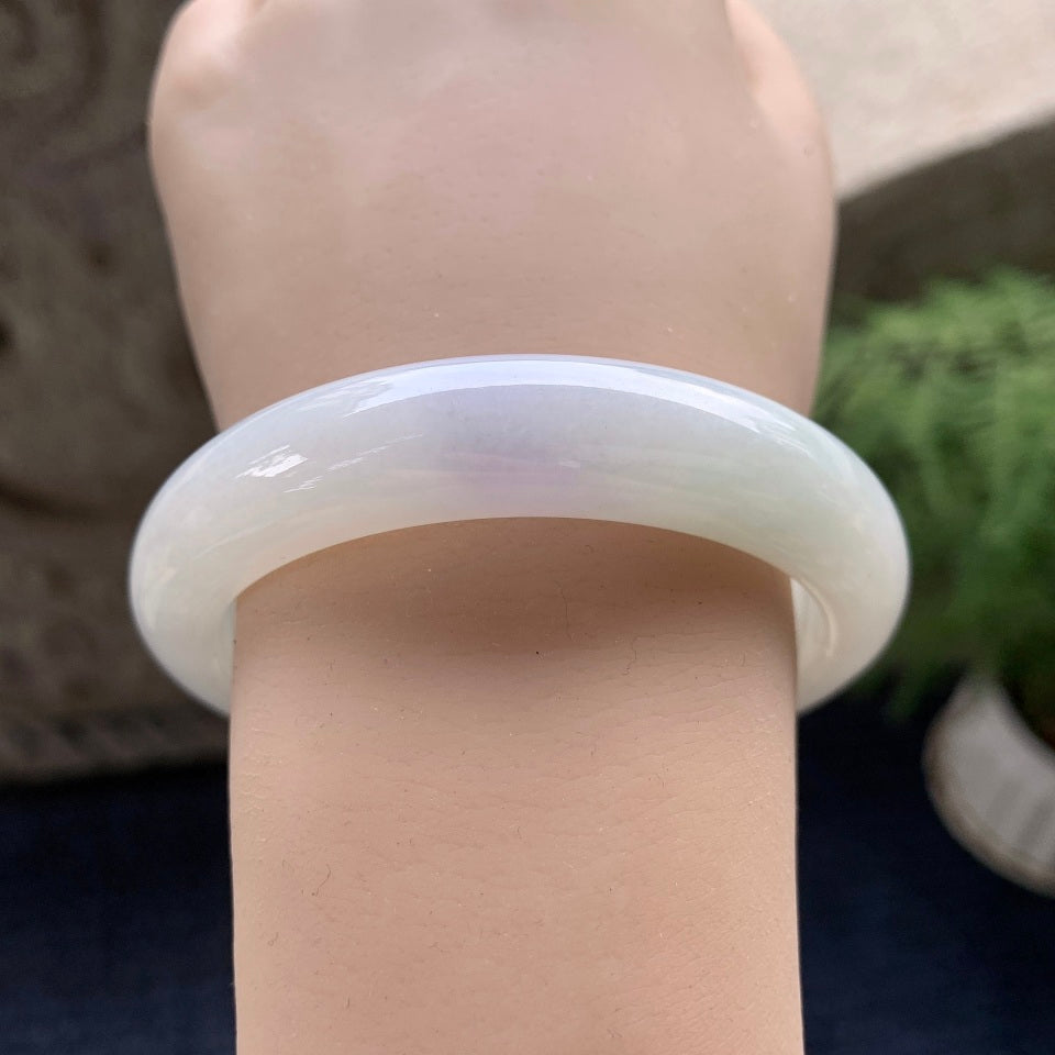 细糯种紫罗兰平安镯（58mm）（yc091746）