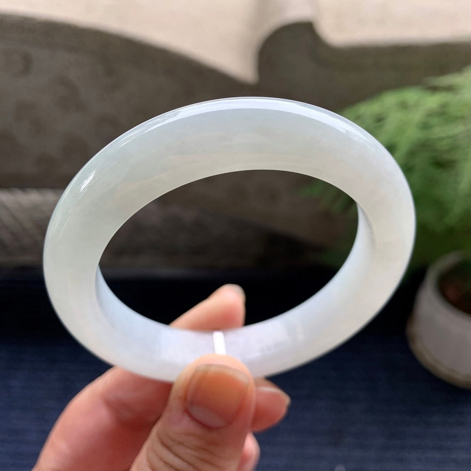 细糯种无色平安镯（56.2mm）（yc088800）