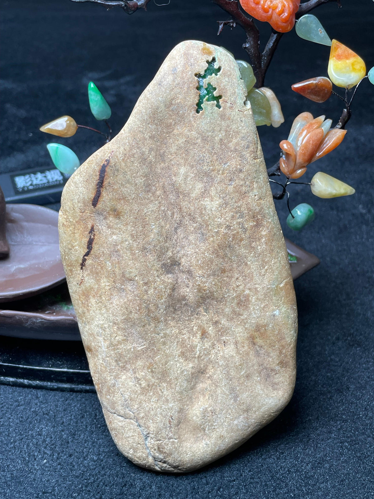 大马坎开窗黄加绿牌子料（yc692687）