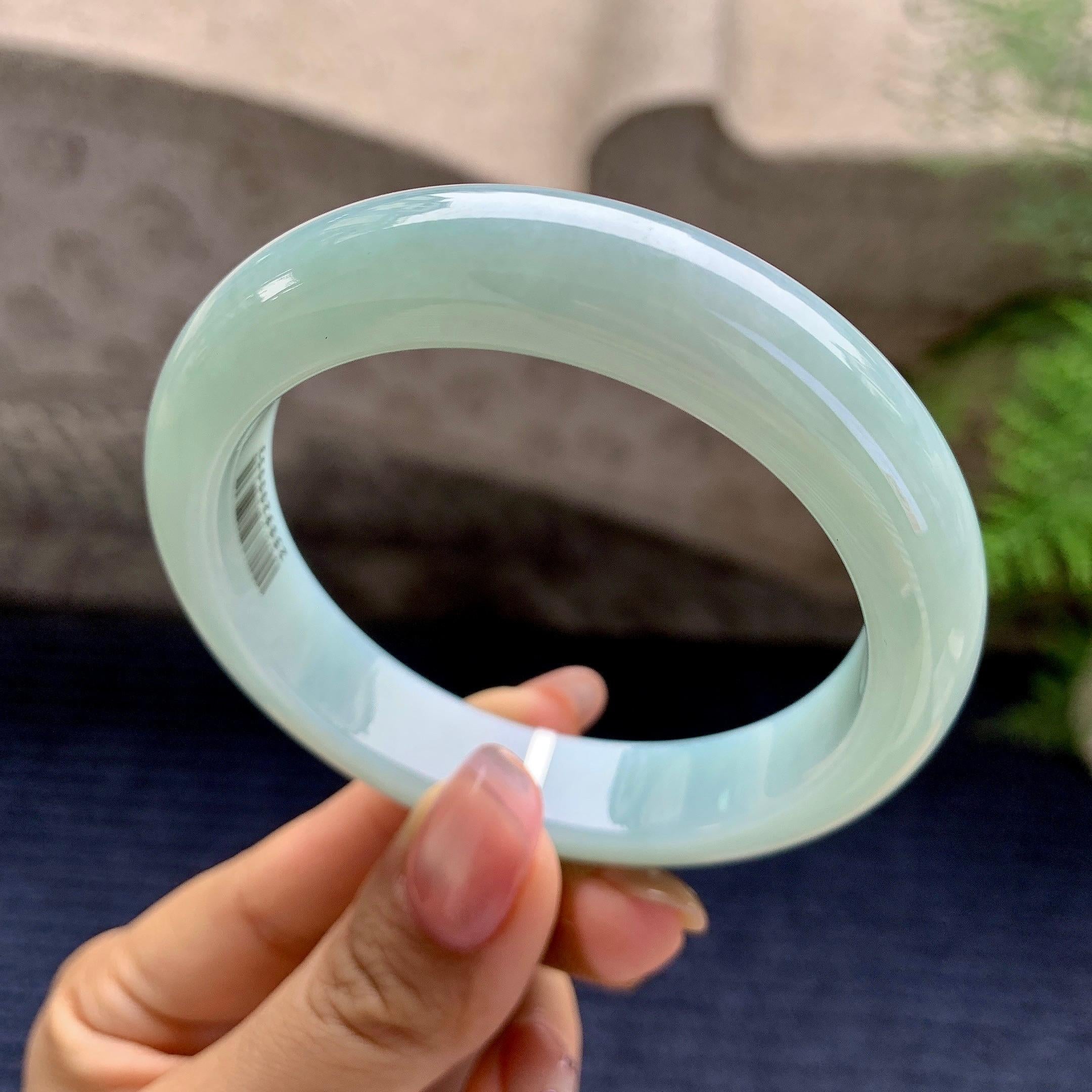 细糯种晴底平安镯（56mm）（yc280883）